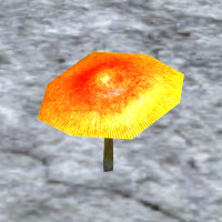 A Yellow mushroom
