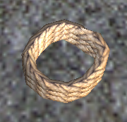 A Mooring rope