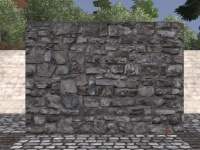 A Plain stone wall