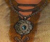 A Aquamarine necklace