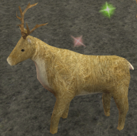 A Yule reindeer