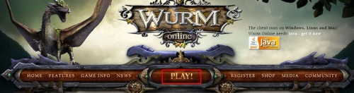 Download the Wurm Client from the Home page