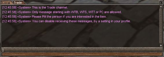 Trade chat