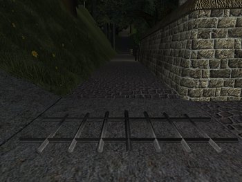 Iron fence bars