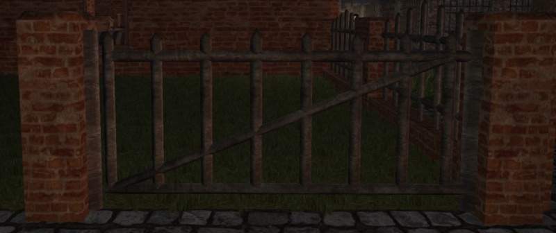 File:Pottery brick iron fence gate.jpg