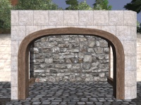 A Marble arched wall
