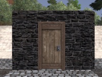 A Slate door