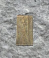 A Wood shingle