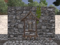 A Plain stone oriel