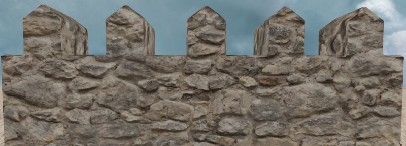 File:Rounded stone parapet.jpg