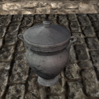 A Small clay amphora
