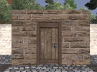 A Sandstone door