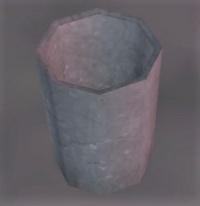 A Clay measuring jug