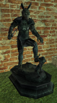 A Statue of jackal's revenge