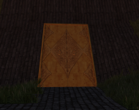 A Golden mine door