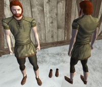 A Cloth shoe