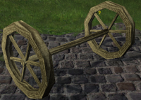 A Small wheel axle