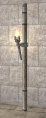 A Iron torch lamp