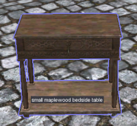 A Small bedside table