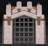A Marble portcullis (wall)
