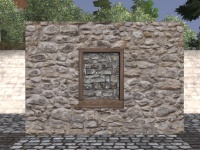 A Rounded stone window