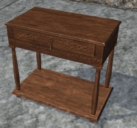 A Small bedside table