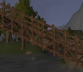 A Wood bridge - bracing