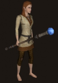 A Sapphire staff