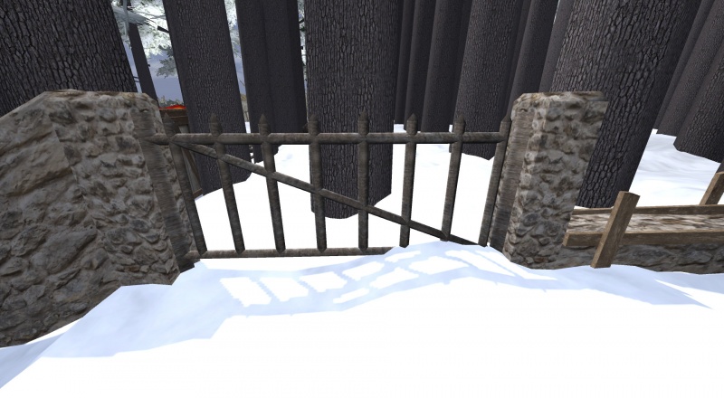 File:Rounded stone iron fence gate.jpg