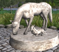 A Statue of Unicorn