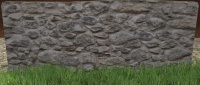 A Rounded stone fence