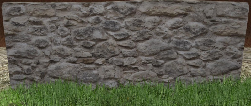 File:Rounded stone fence.jpg