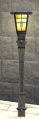 A Iron lamp