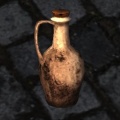 A Pottery flask