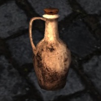 A Pottery flask