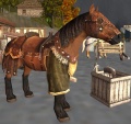 A Leather barding