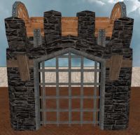 A Slate portcullis (wall)