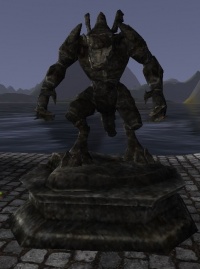 A Statue of lava fiend