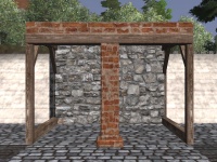 A Pottery T arch