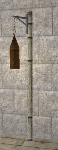 A Copper hanging lamp