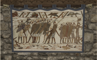 A Battle of Kyara tapestry