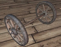 A Small wheel axle