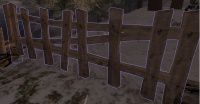 A Crude Wooden Fence Gate