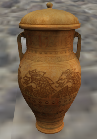 A Large pottery amphora