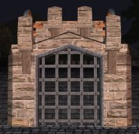 A Sandstone portcullis (fence)