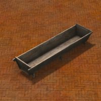 A Feeding trough