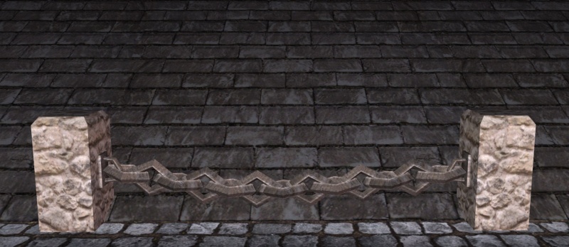File:Rounded stone chain fence.jpg