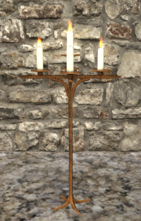 A Bronze candelabra
