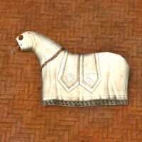 A Dyeable Cloth barding