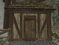 A Wooden door